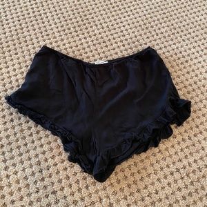 Falling Love Black Shorts